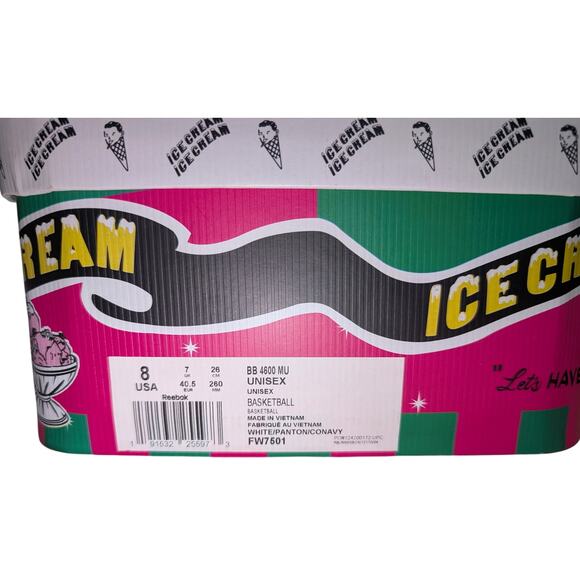 BBC Ice Cream x Reebok BB4600 \'Diamonds & Dollars\' Mens 8 main image 14